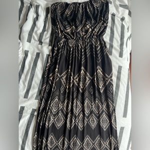 Strapless Maxi Dress